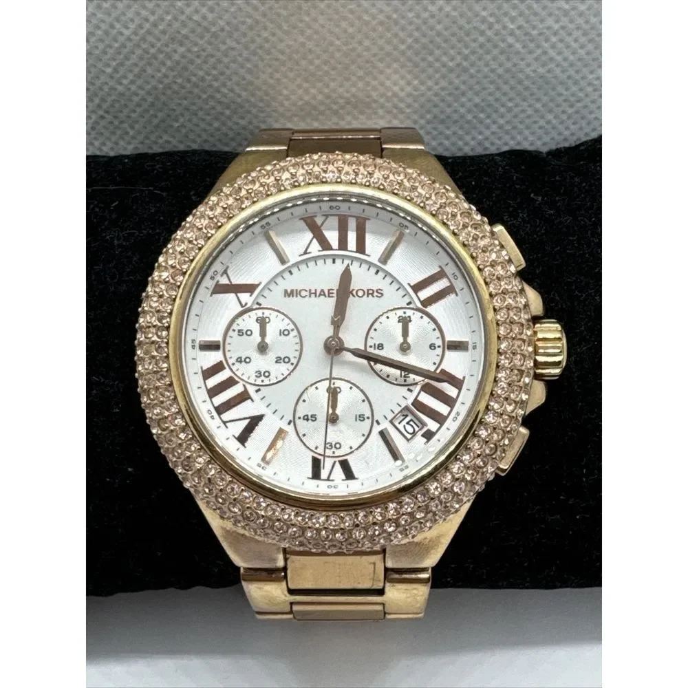 Michael Kors Camille MK5636 Womens Gold Stainless Steel Analog Dial Watch JNA867